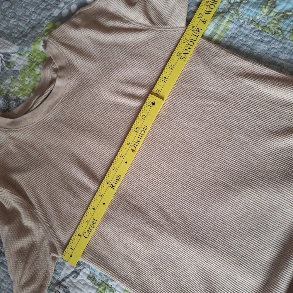 Time and Tru  long sleeve Waffle top